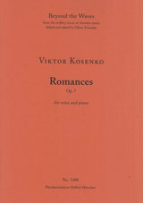 Kosenko: 12 Romances, Op. 7