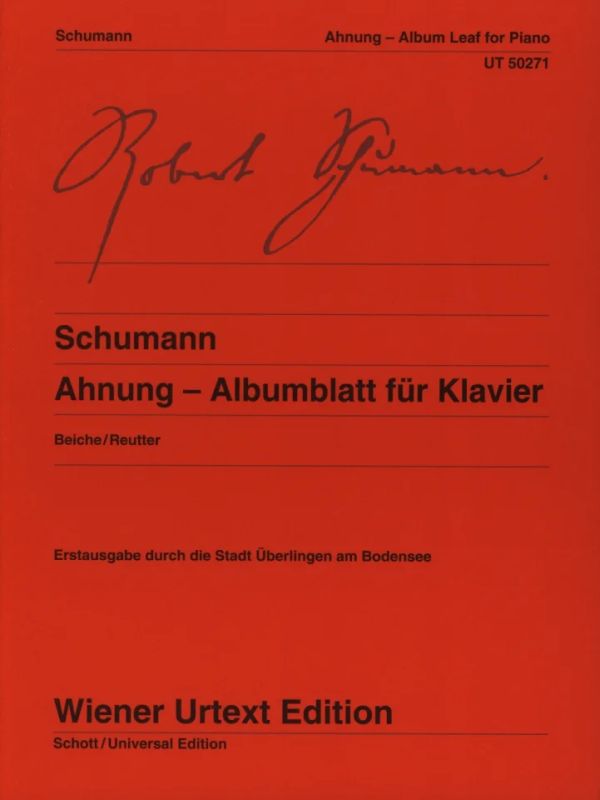 Schumann: Album Leaf