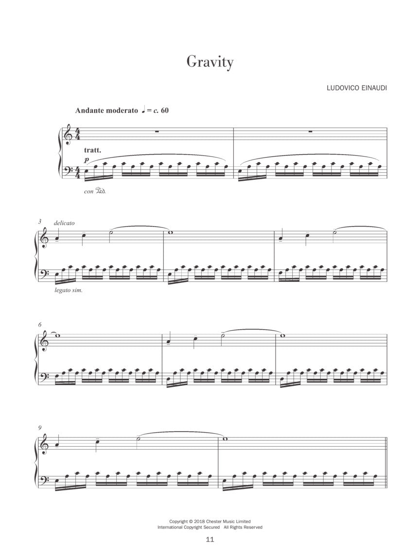 Einaudi: Seven Days Walking - Day One (Arr. for Solo Piano)