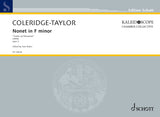 Coleridge-Taylor: Nonet in F Minor, Op. 2