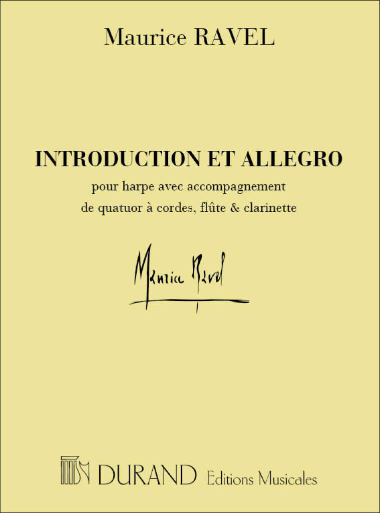 Ravel: Introduction and Allegro for Harp, String Quartet, Flute
