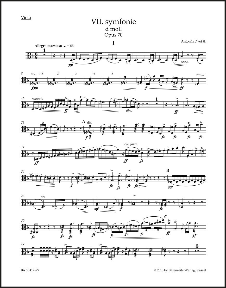 Dvořák: Symphony No. 7 in D Minor, Op. 70 – Ficks Music