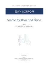 Borroff: Horn Sonata