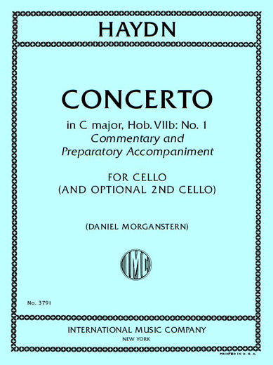 Commentary and Preparatory Accompaniment to Haydn's Concerto in C Major, Hob. VIIb: No. 1