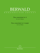 Berwald: Duo concertant in A Major