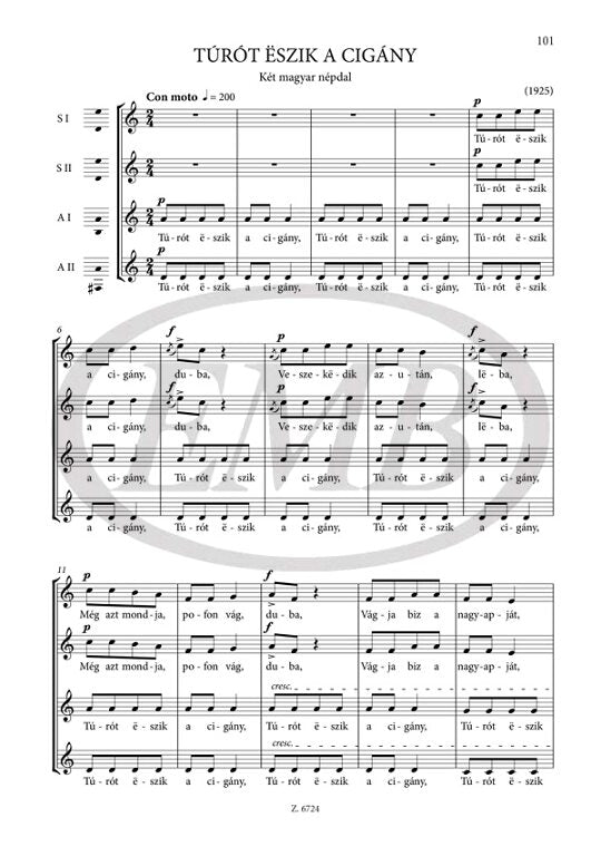 Kodály: Choral Works for Children's and Female Voices