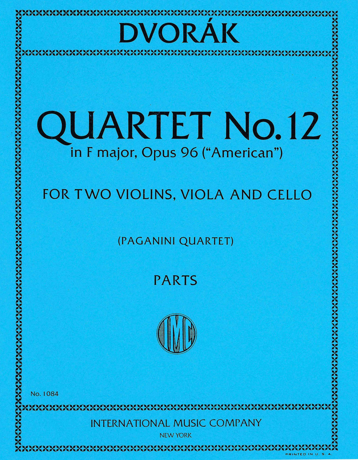 Dvořák: String Quartet No. 12 in F Major, Op. 96