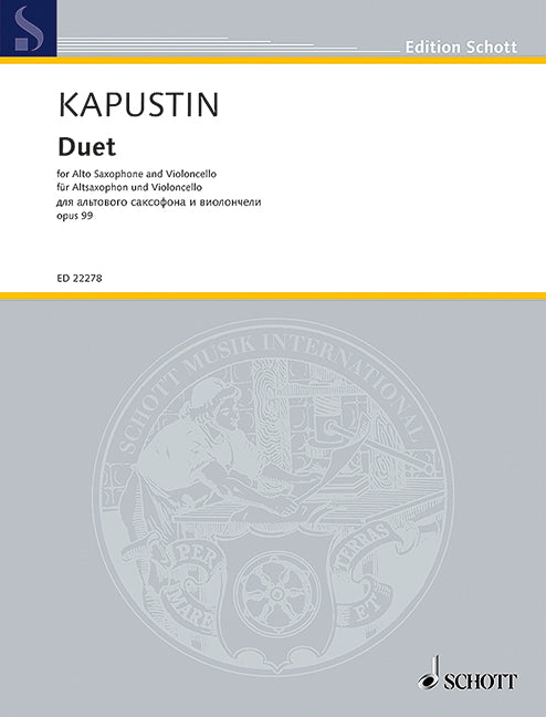Kapustin: Duet, Op. 99