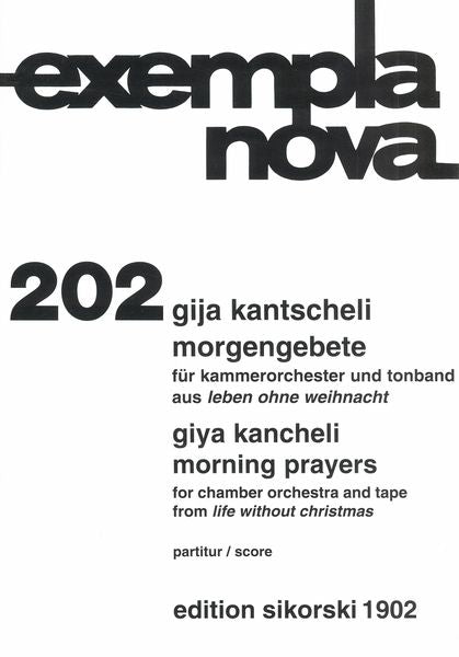 Kancheli: Morning Prayers