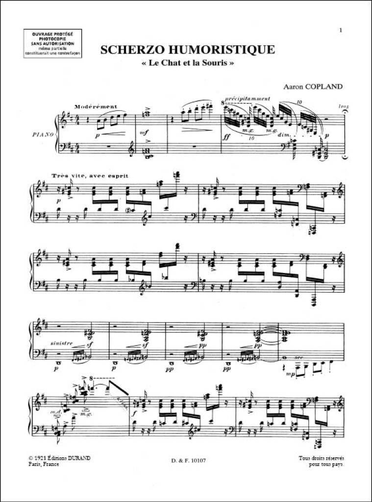 Copland: Scherzo humoristique – Ficks Music