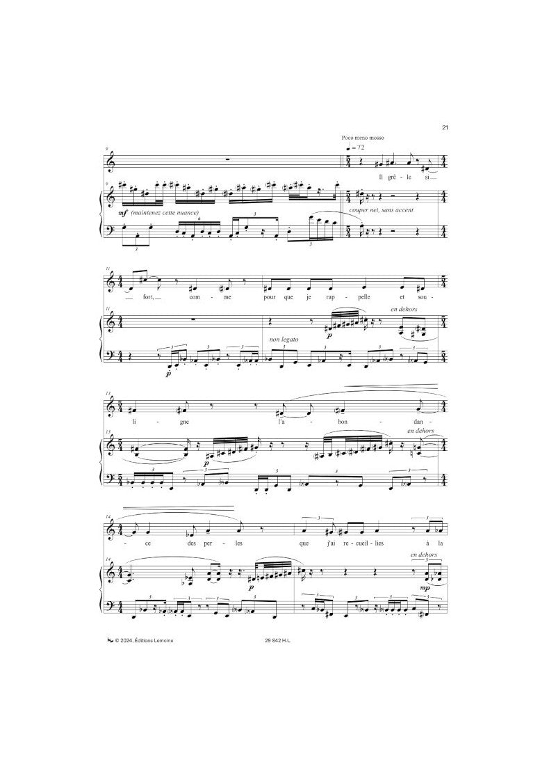 Lejet: 3 Poèmes d'après César Vallejo