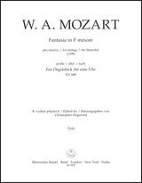 Mozart: Fantasia in F Minor, K. 608 (arr. for string quartet)