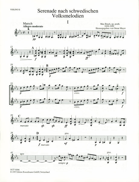 Bruch: Serenade after Swedish Melodies, Op. posth.