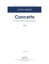 Melby: Electro-Acoustic Concerto for Violin & Piano