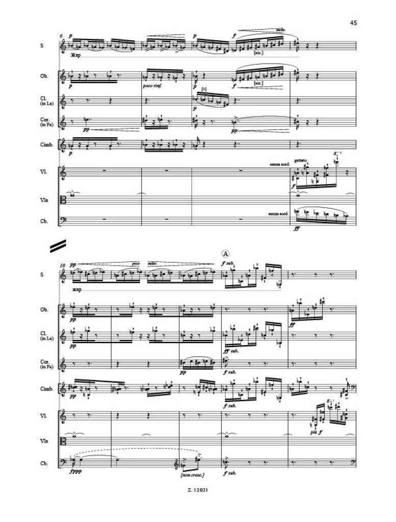 Kurtág: Messages of the Late R.V. Troussova, Op. 17