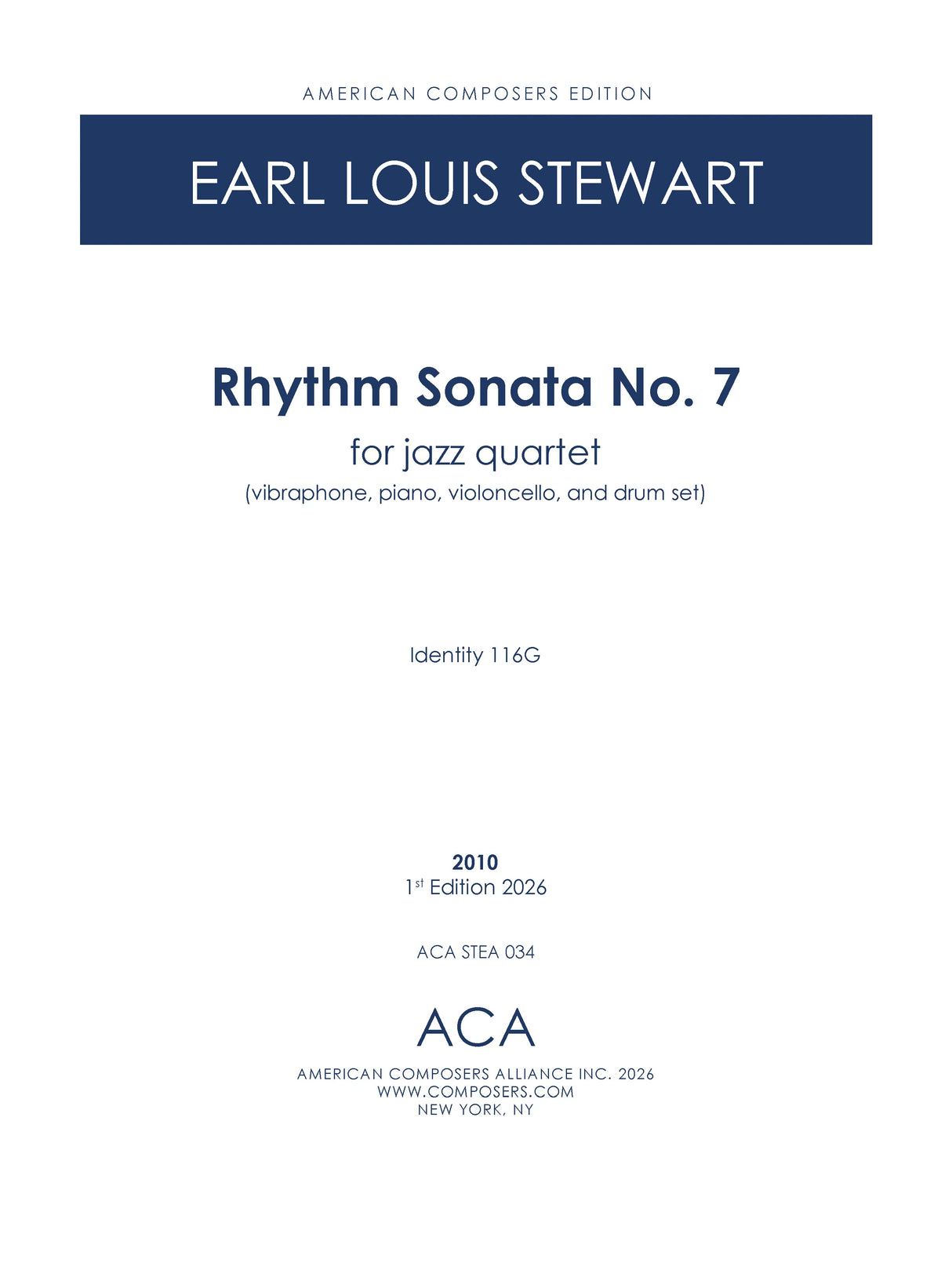 Stewart: Rhythm Sonata No. 7