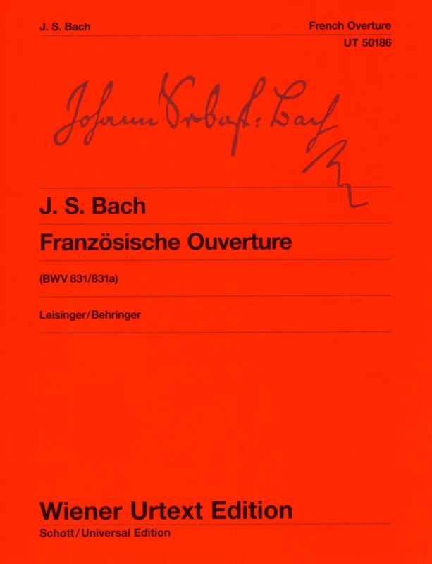 Bach: French Overture, BWV 831
