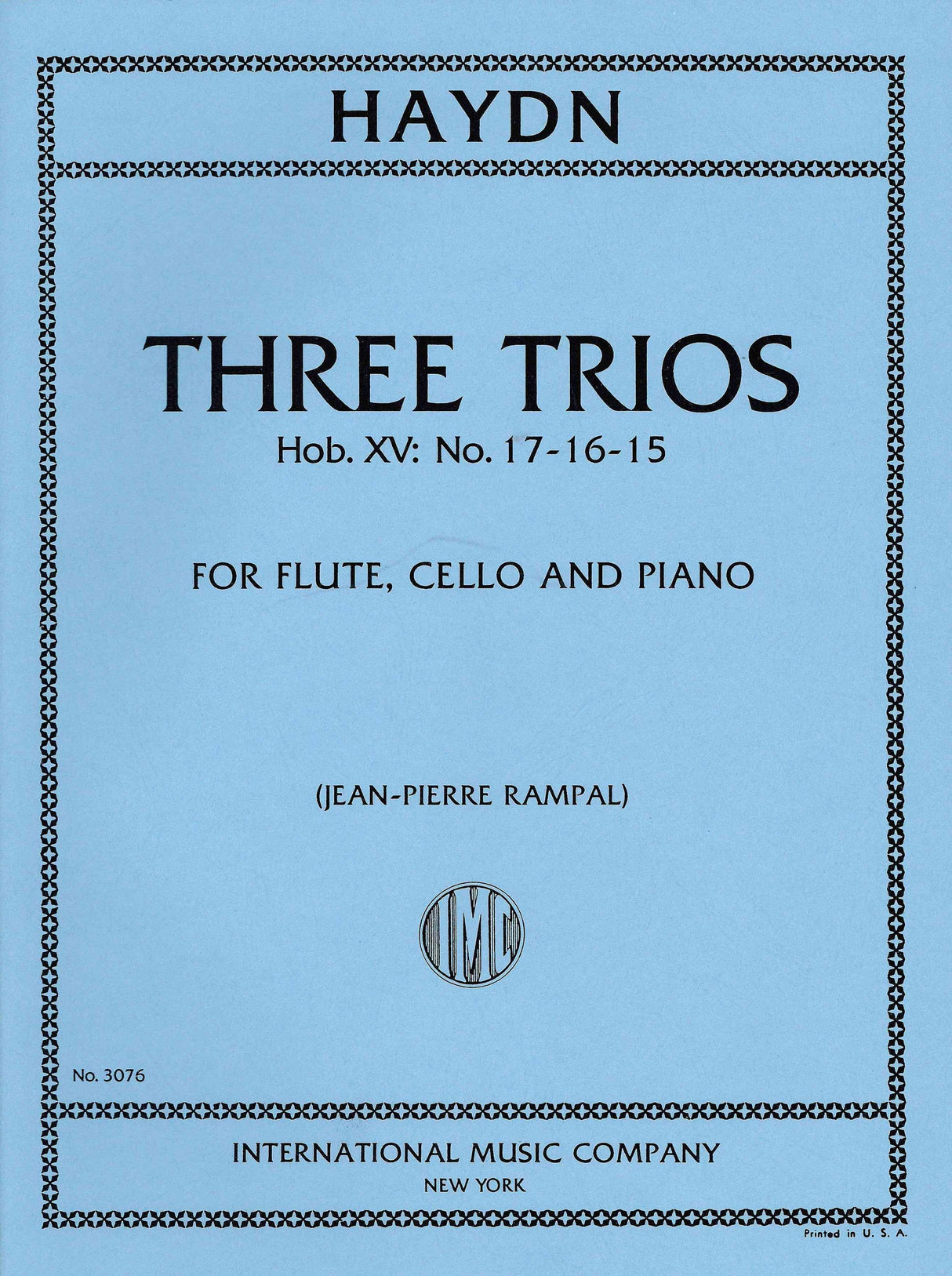 Haydn: 3 Trios, Hob. XV:15-17