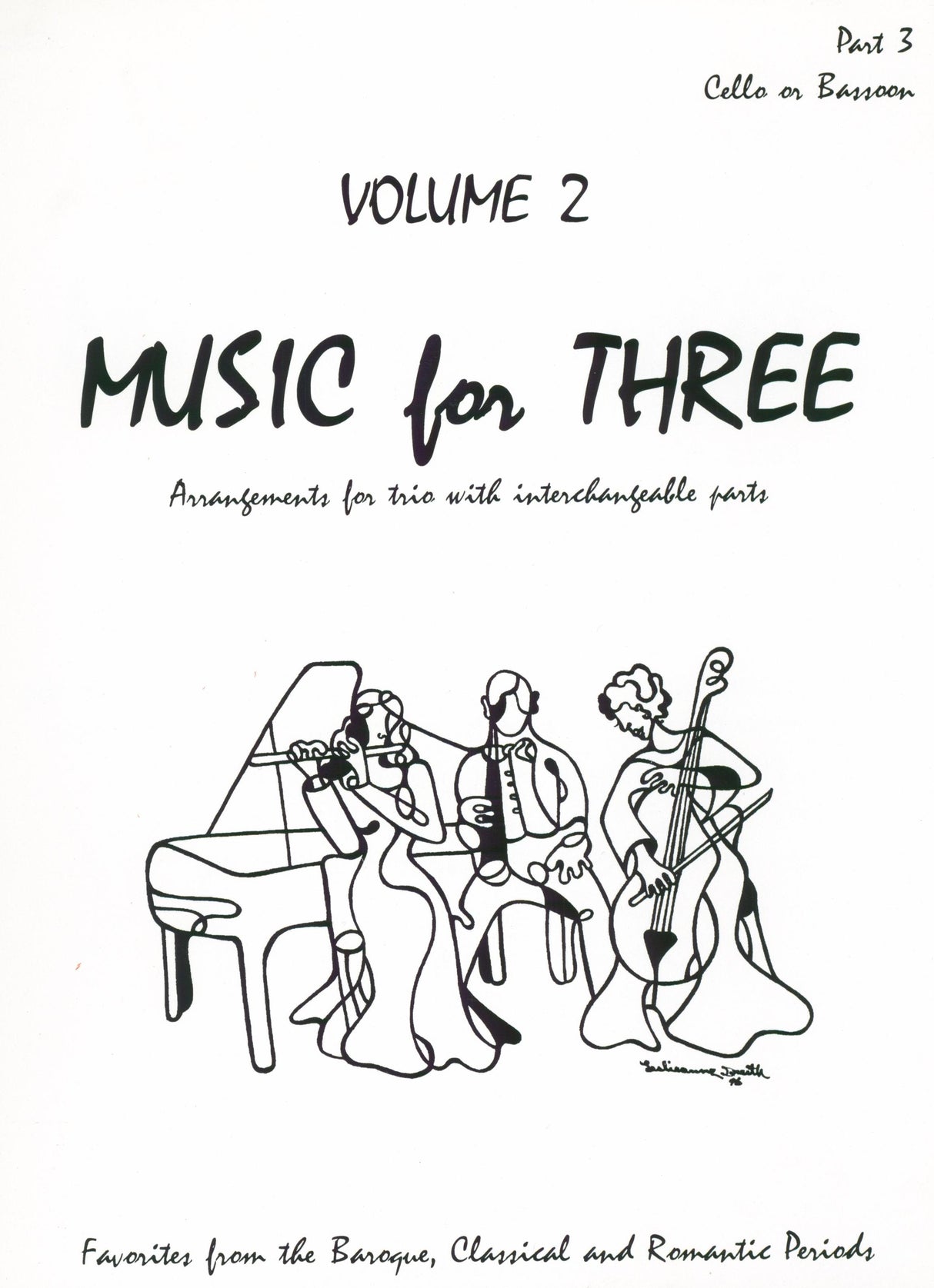 Music for Three - Volume 2 (for string trio or mixed trio)