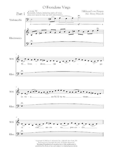 Mazzoli: O frondens virga