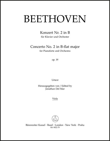 Beethoven: Piano Concerto No. 2 in B-flat Major, Op. 19