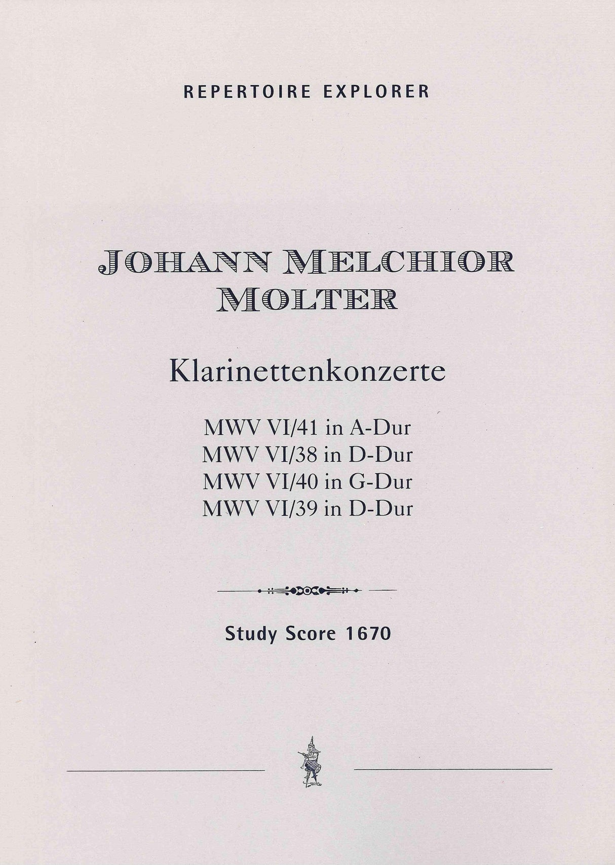 Molter: 4 Clarinet Concertos