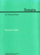 Adler: Viola Sonata