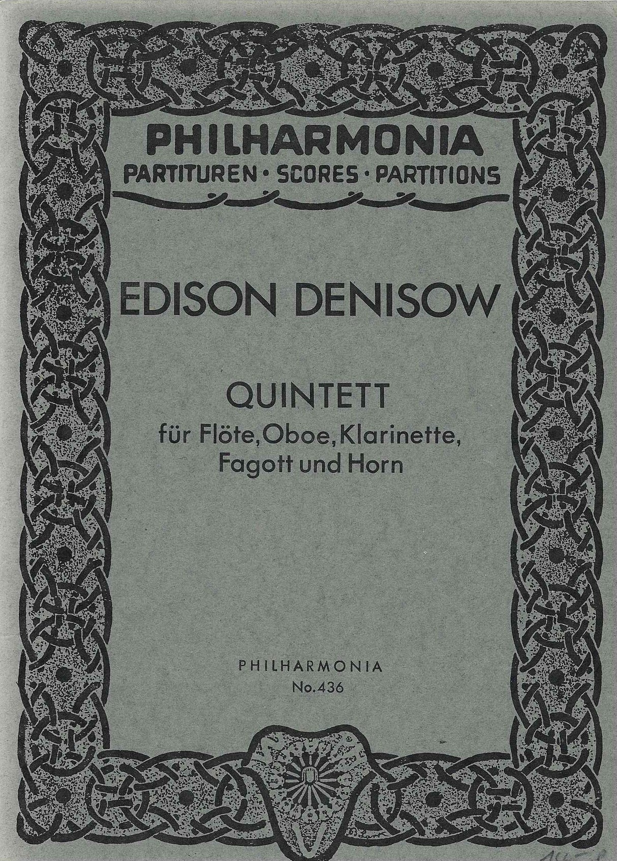 Denisov: Wind Quintet