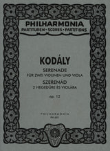 Kodály: Serenade, Op. 12