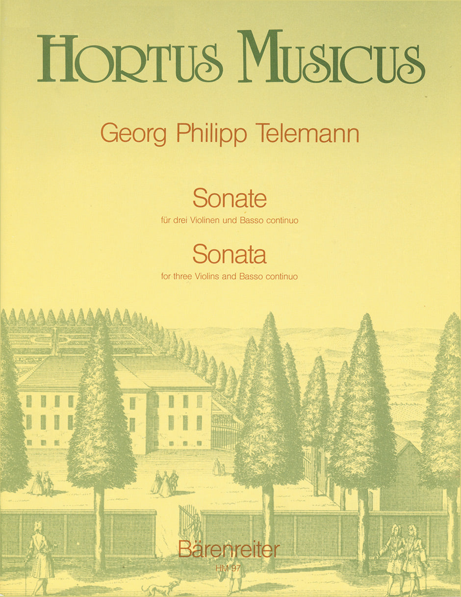 Telemann: Sonata for Three Violins and Basso continuo in B Major, TWV 43:B1