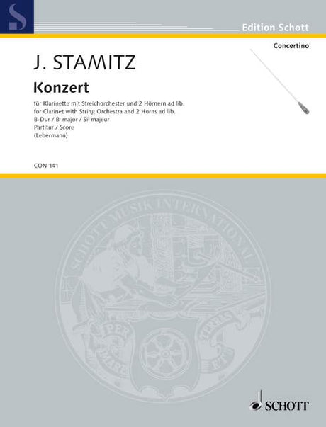 Stamitz: Clarinet Concerto No. 3 in B-flat Major