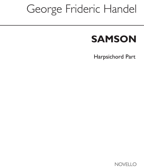 Handel: Samson, HWV 57