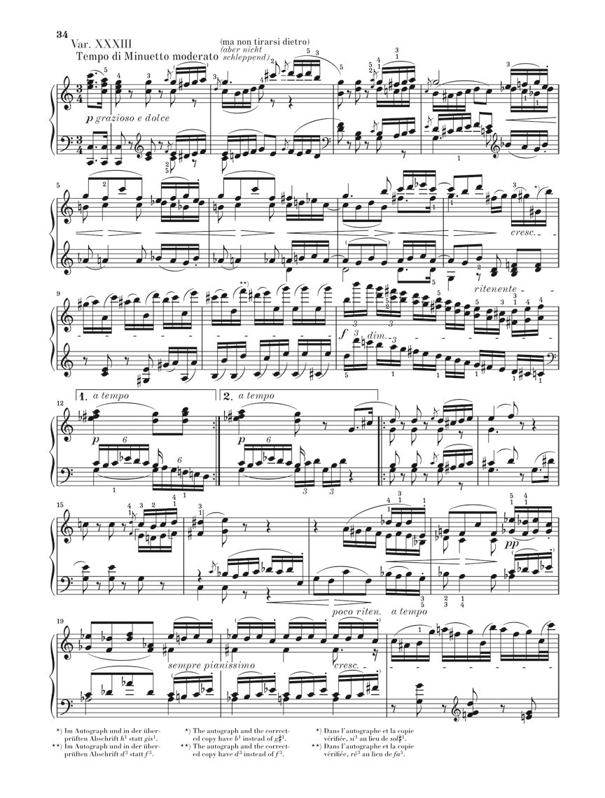Beethoven: Diabelli Variations, Op. 120 – Ficks Music