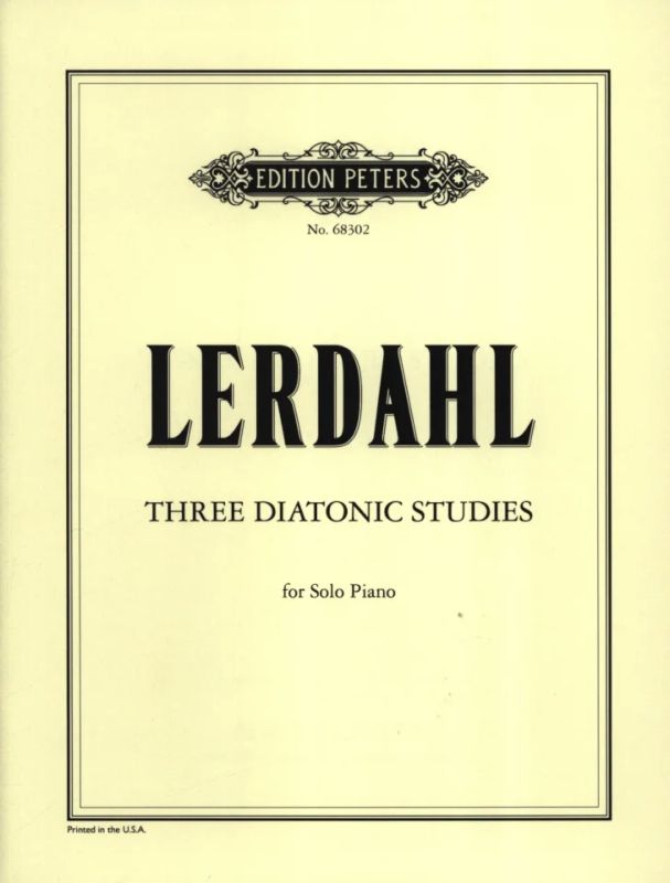 Lerdahl: 3 Diatonic Studies
