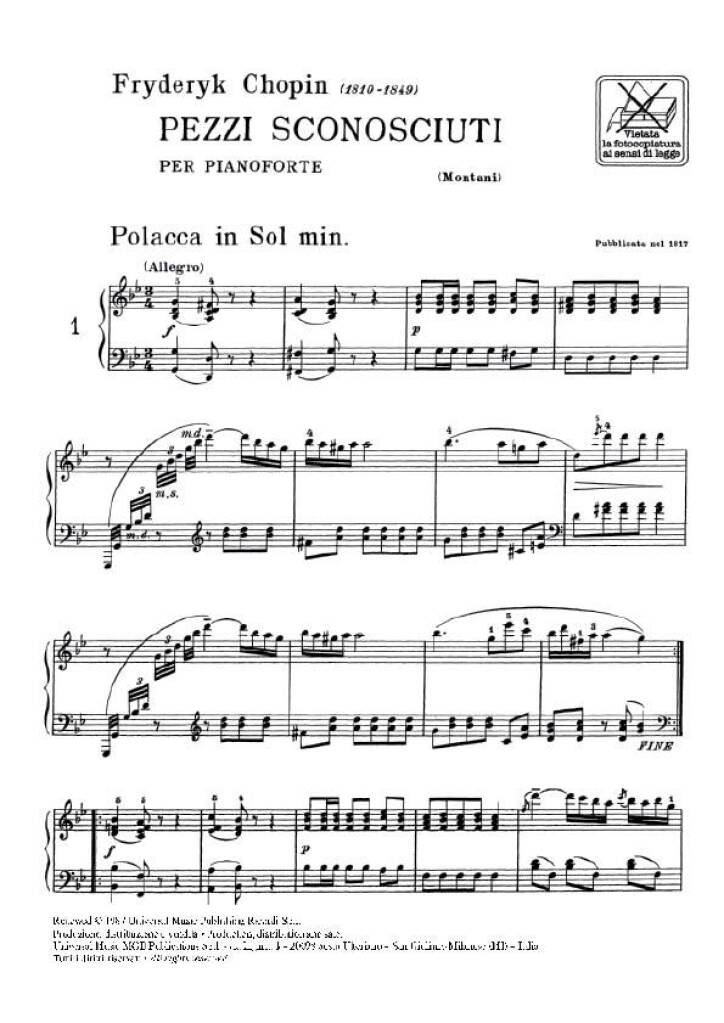 Chopin: Unknown Pieces – Ficks Music