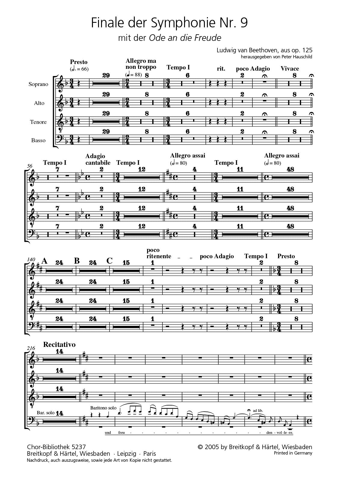 Beethoven: Symphony No. 9, Op. 125 - Finale – Ficks Music Beethoven: Symphony No. 9, Op. 125 - Finale – Ficks Music
