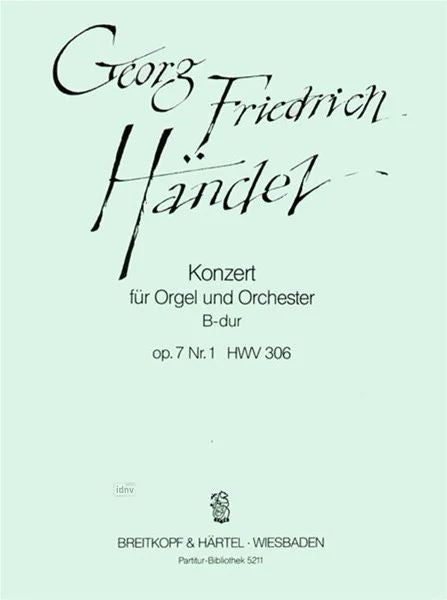 Handel: Organ Concerto in B-flat Major, HWV 306, Op. 7, No. 1
