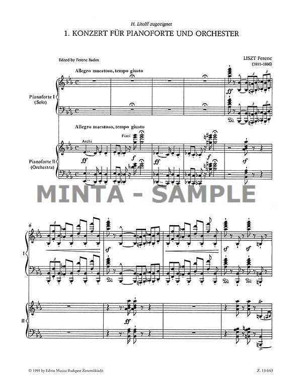 Liszt: Piano Concerto No. 1 in E-flat Major