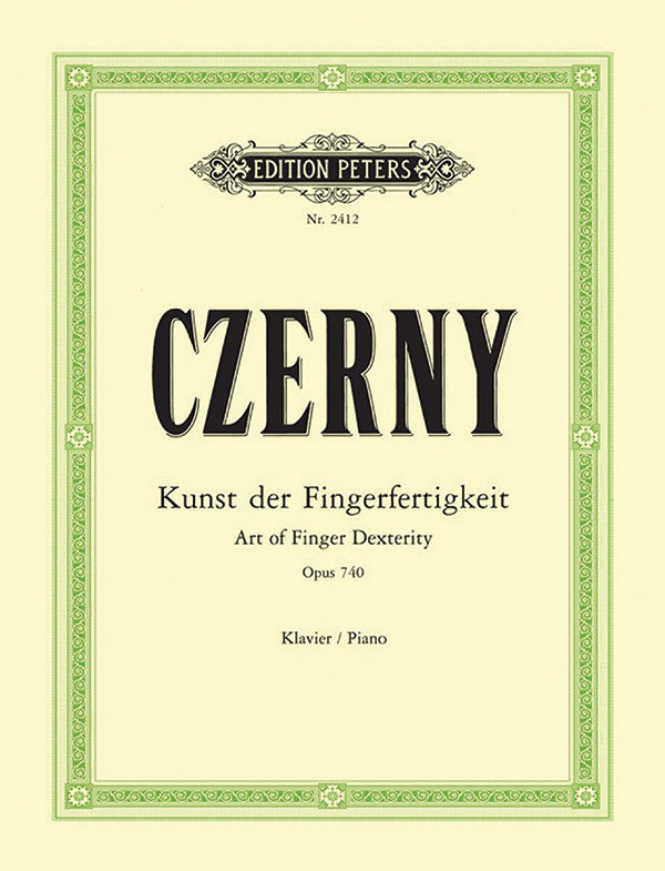 Czerny: The Art of Finger Dexterity, Op. 740 – Ficks Music