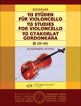 Dotzauer: 113 Cello Exercises - Volume 2 (Nos. 35-62)
