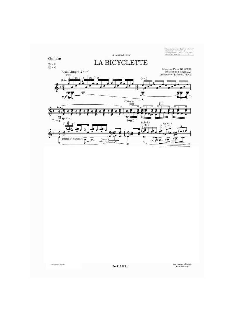 Dyens: Chansons françaises - Volume 1