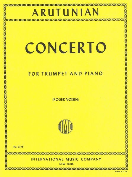 Arutiunian: Trumpet Concerto in A-flat Major