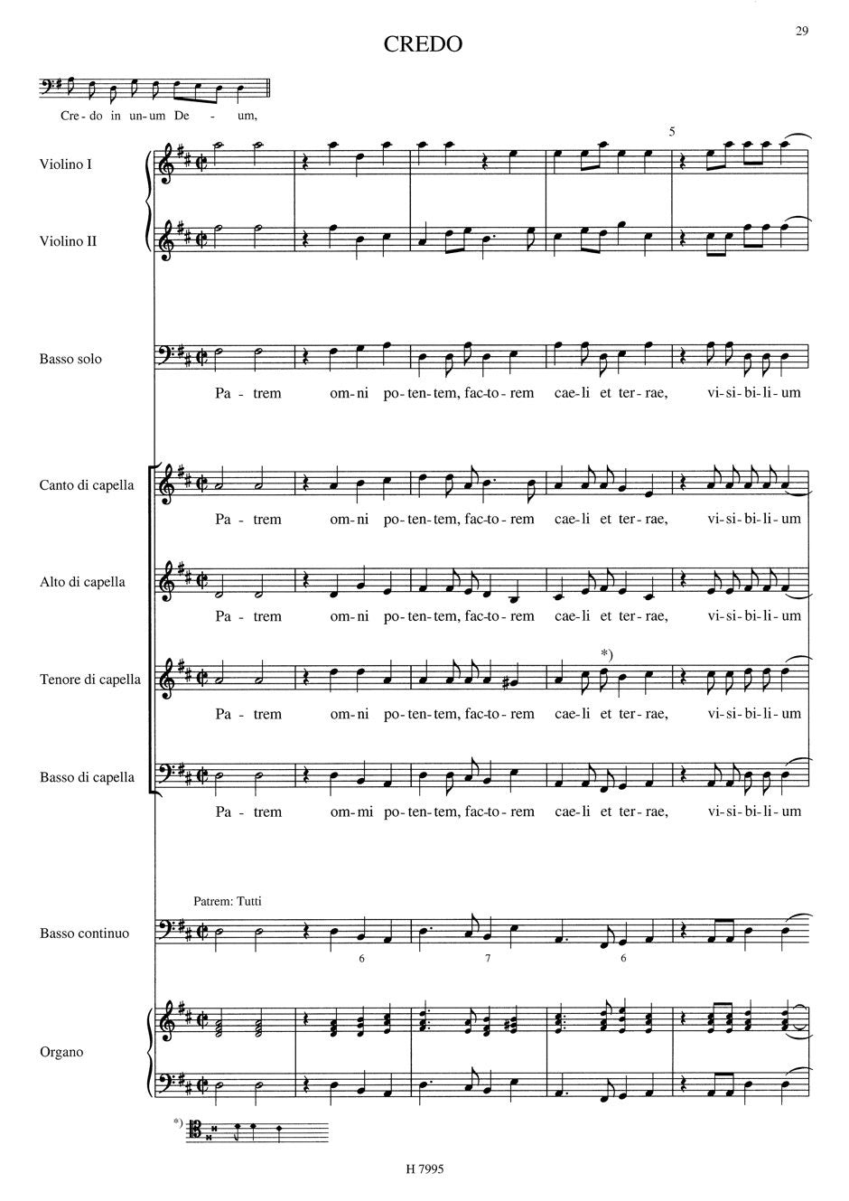 Michna: Sacra et litaniae - Missa V