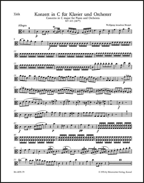 Mozart: Piano Concerto No. 13 in C Major, K. 415 (387b)