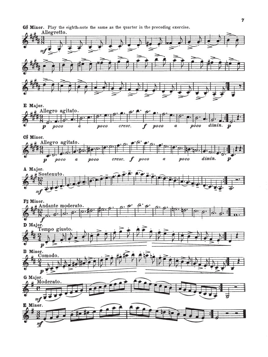 Hřímalý: Scale Studies for Violin