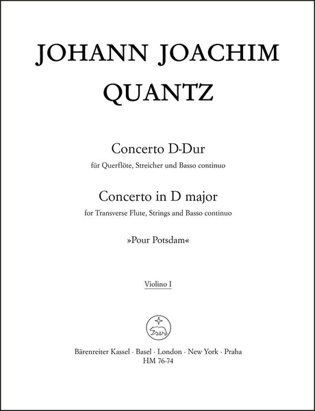 Quantz: Flute Concerto in D Major ("Pour Potsdam")