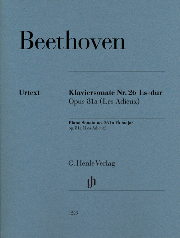 Beethoven: Piano Sonata No. 26 in E-flat Major, Op. 81a