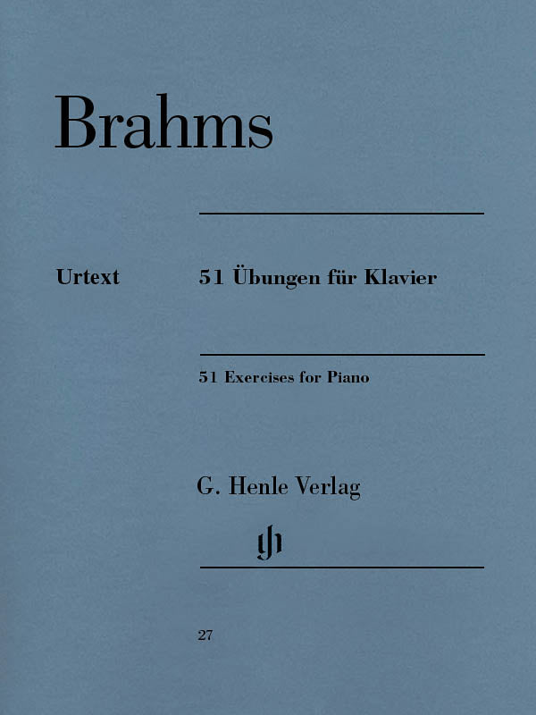Brahms: 51 Exercises for Piano, WoO 6