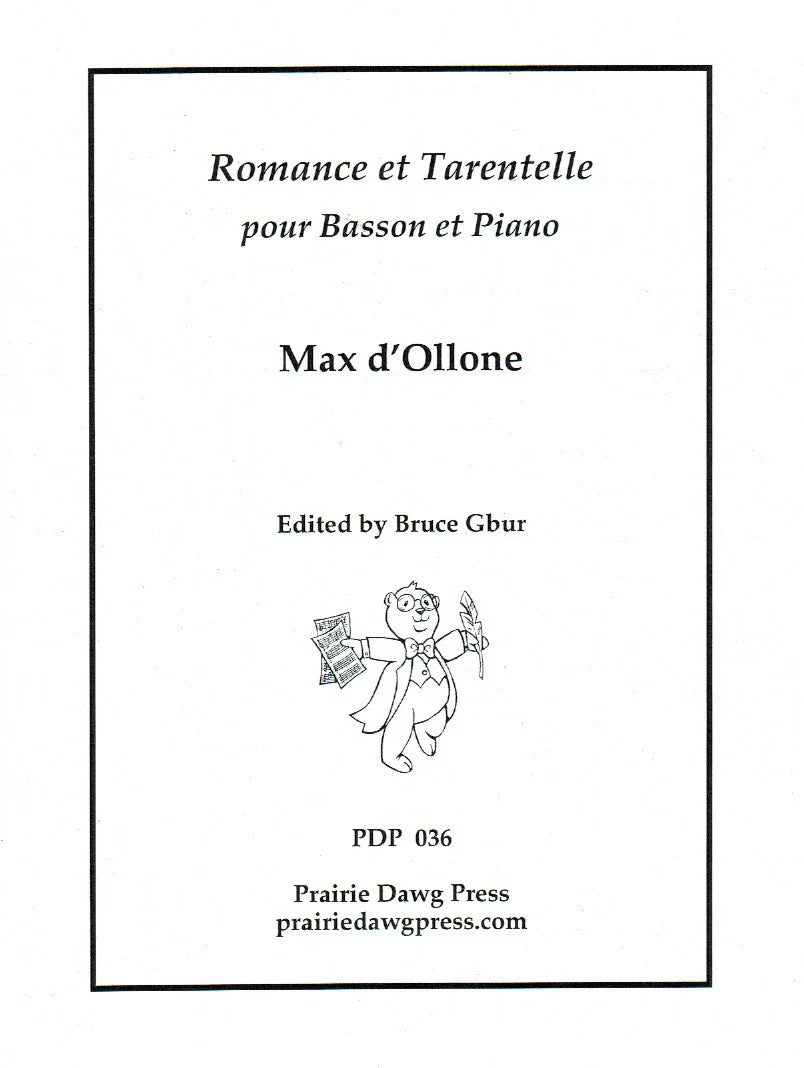 d'Ollone: Romance et Tarentelle