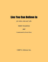 Mazzoli: Lies You Can Believe In